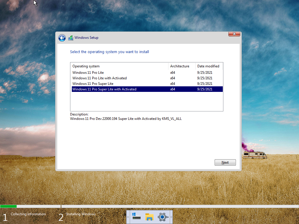 Tải về Windows 11 Pro build 22000.194 Lite & SuperLite x64
