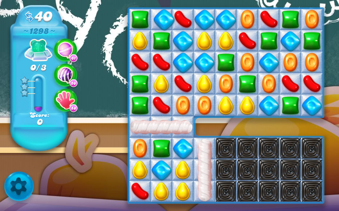 Candy Crush Soda Saga level 1298 Candy Crush Soda Saga level 1298