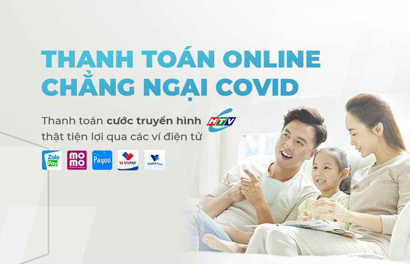 Thanh toán cước truyền hình cáp HTVC qua ví điện tử
