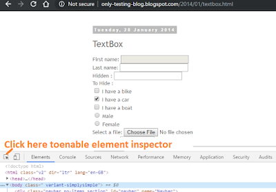 enable element inspector in chrome devtool enable element inspector in chrome devtool