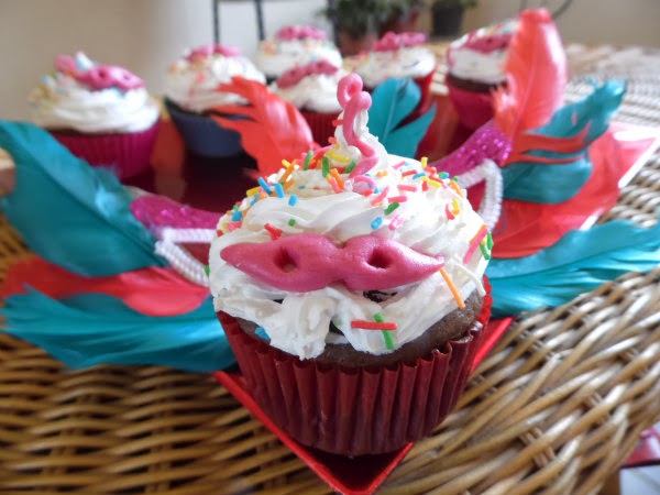 carnaval cupcakes