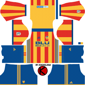 Valencia CF Kits 2017/2018 - Dream League Soccer