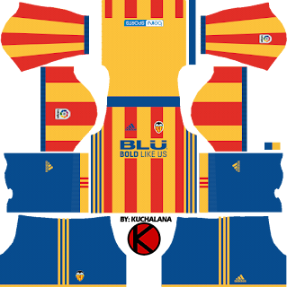 Valencia CF Kits 2017/2018 - Dream League Soccer
