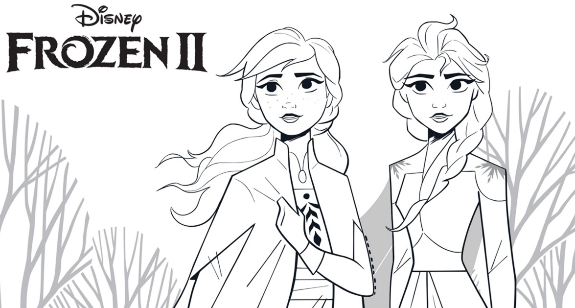 kumpulan gambar mewarnai frozen 