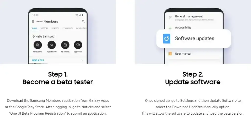 الحصول على تحديث one ui 4.0 لهواتف سامسونج كيفية الحصول على تحديث اندرويد 12 وواجهة one ui 4.0 لهواتف سامسونج