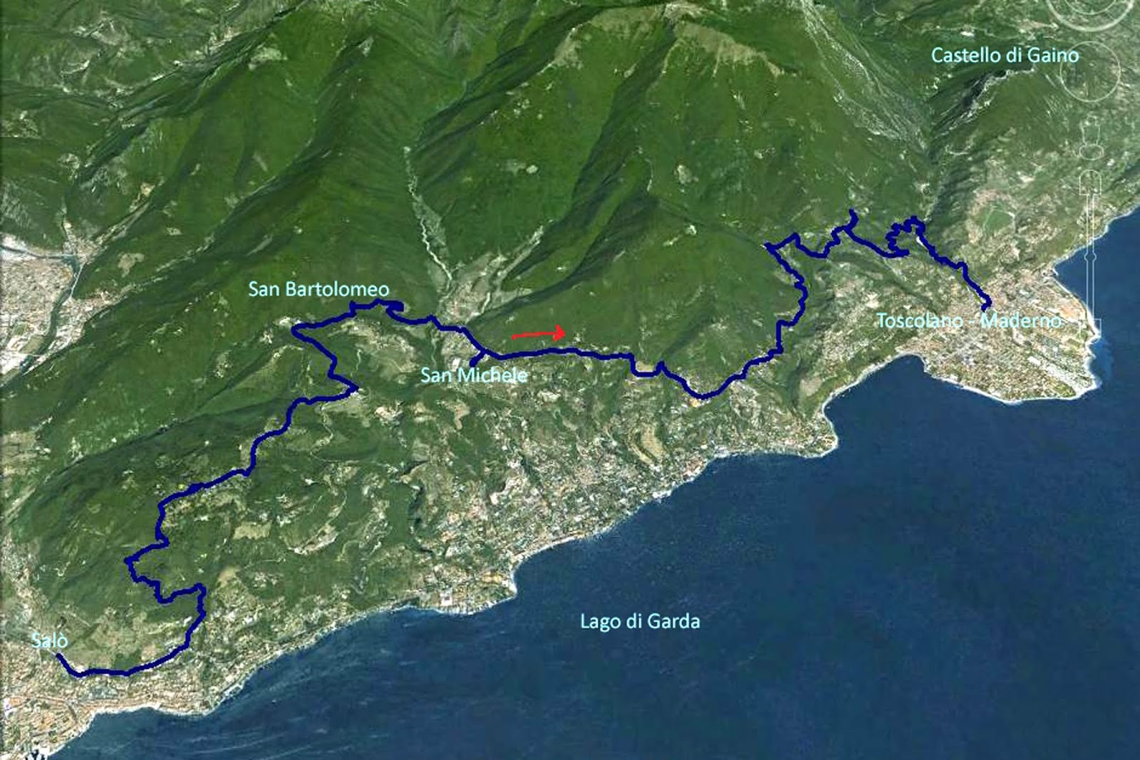 Quelli che...la montagna: Bassa via del Garda, da Salò a Toscolano Maderno