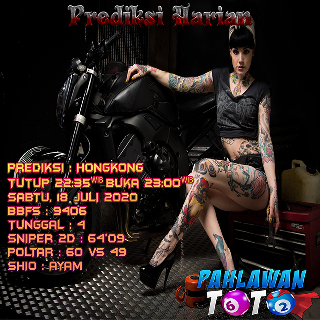 Prediksi Harian Hongkong, Sabtu 18 Juli 2020 Paito Warna dan Data