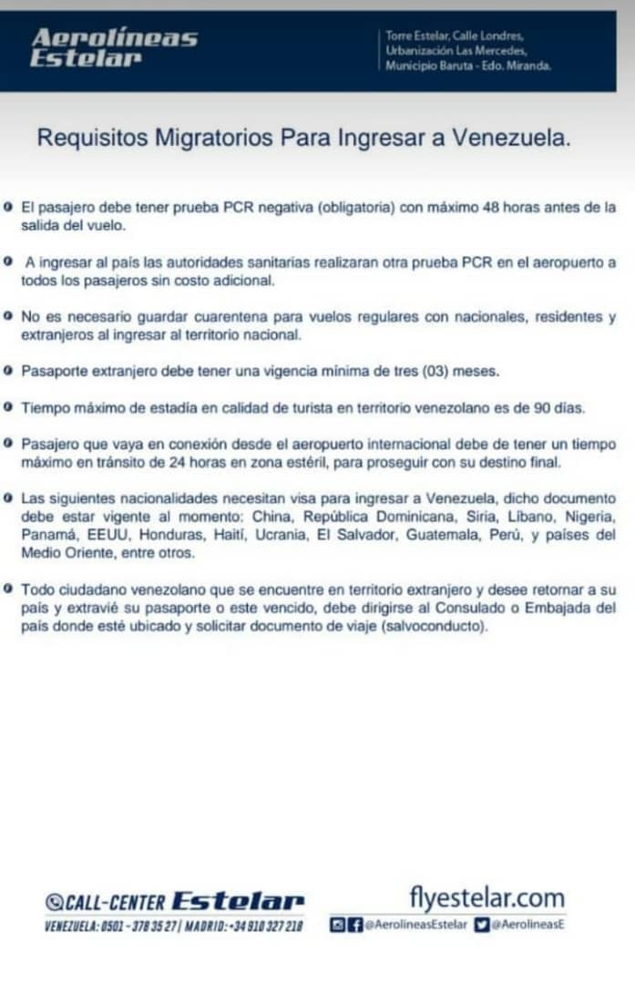 travel guillen Estos son los requisitos migratorios para ingresar a