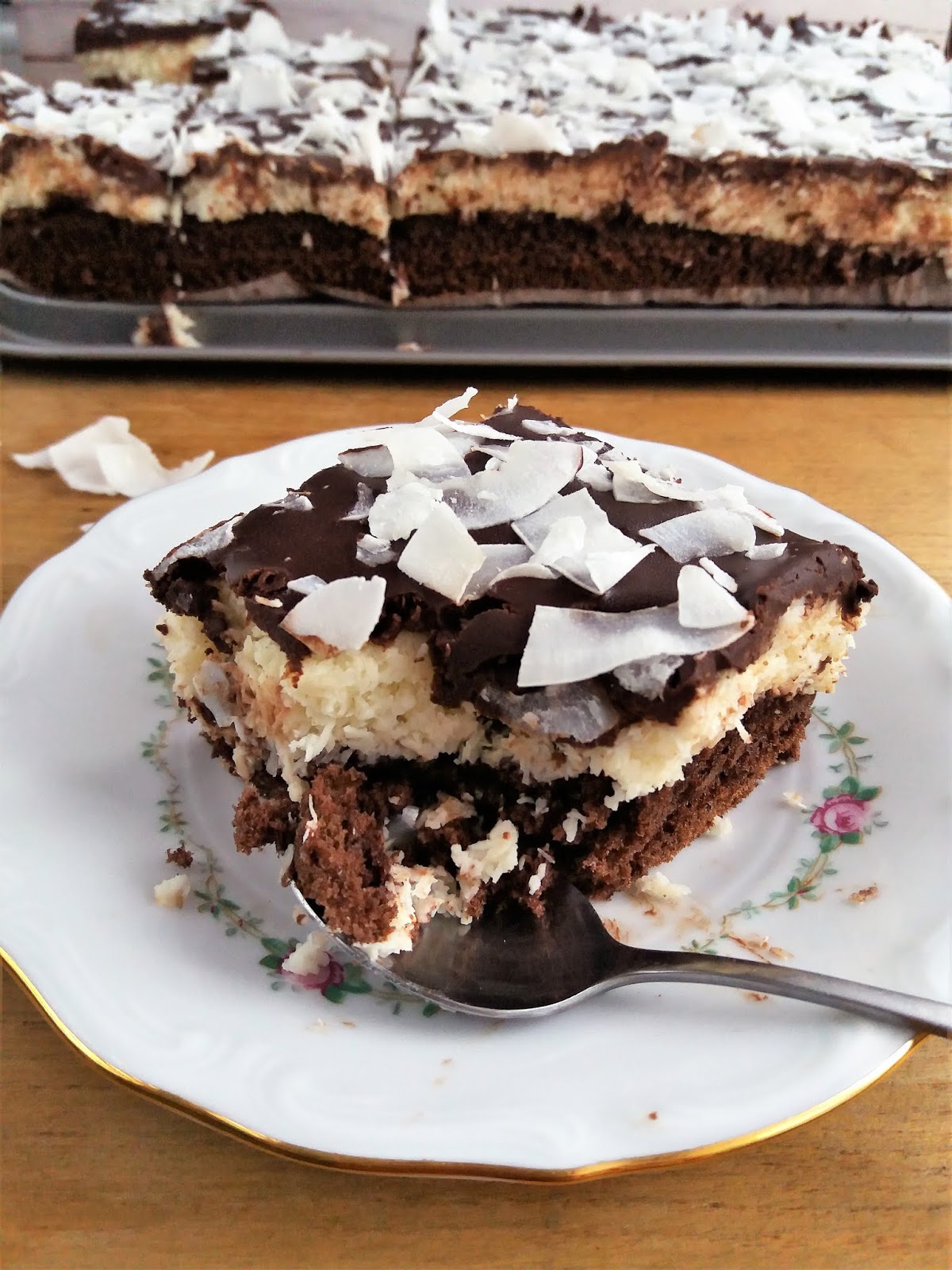 Ciasto Bounty / Bounty Cake | Lekcje w kuchni