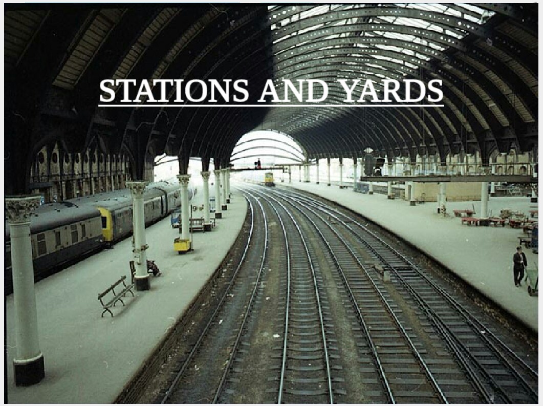 CIVILSTAGRAM STATIONS AND YARDS