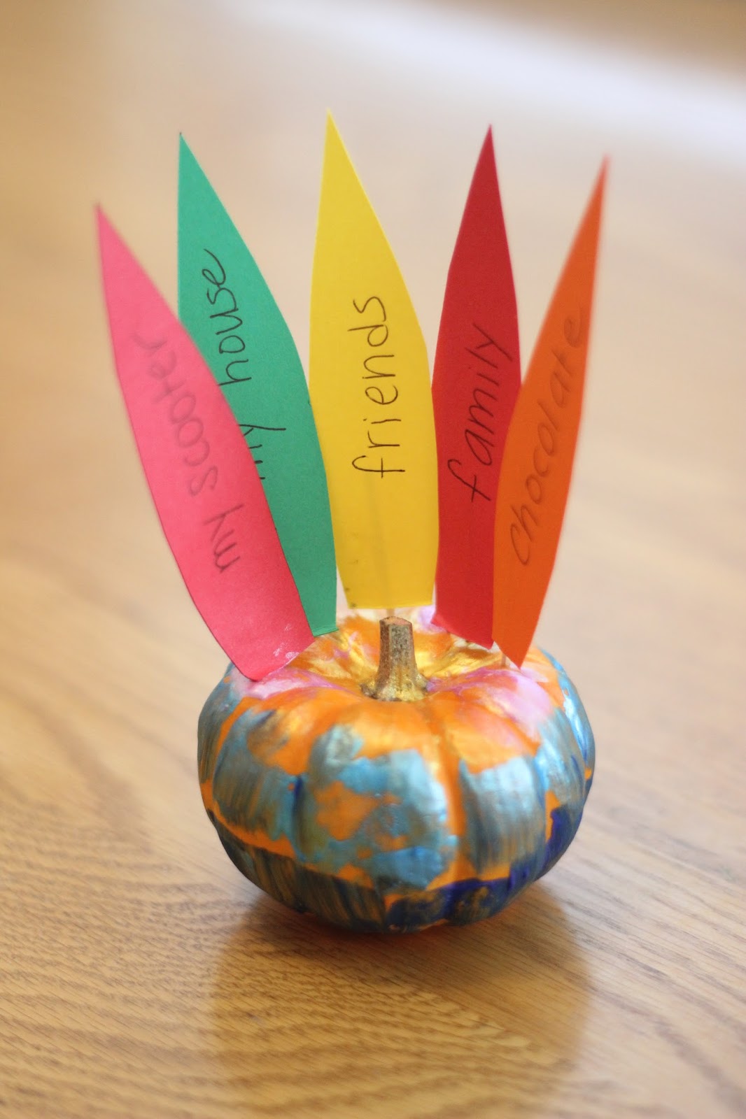 Toddler Approved!: Easy Gratitude Turkey Pumpkin for Kids