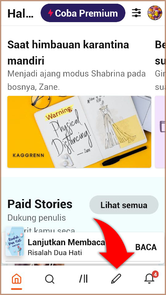 Cara Lengkap Membuat Cerita Di Wattpad Melalui Hp Android Anak Arsitektur