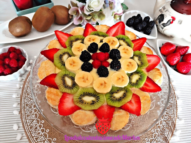 Tarta de Hojaldre y Fruta