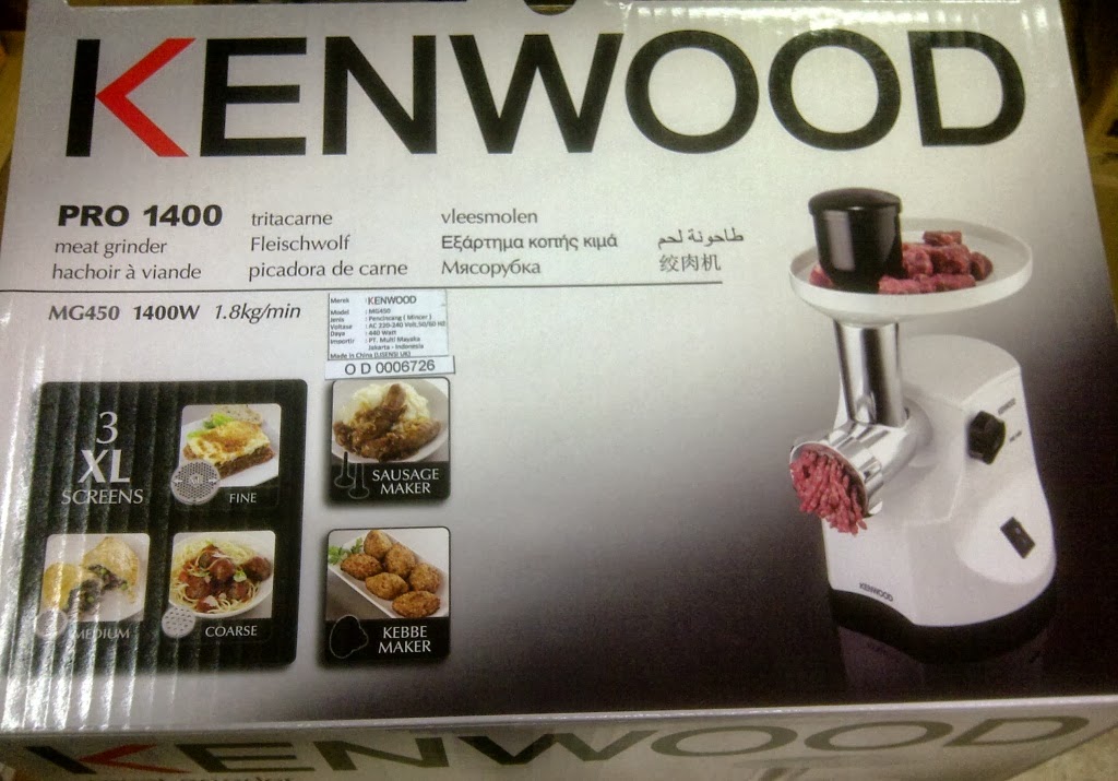 All in 慧 Life Jual Meat Grinder Kenwood MG450