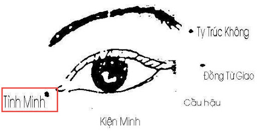 huyệt tình minh