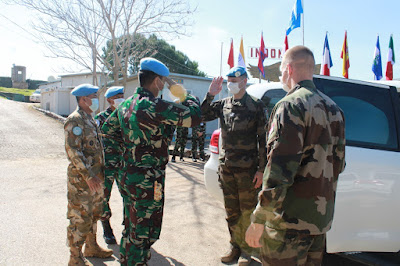 FCR CO UNIFIL Kunjungi Markas Indobatt