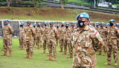 187 Prajurit TNI Kontingen Garuda UNIFIL Dianugerahi Medali Satya Lencana Santi Darma