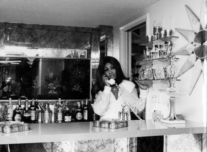 Photos of Tina Turner at Her Home in View Park, California in 1972