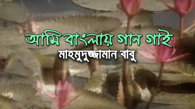Ami Banglay Gaan Gai Lyrics (আমি বাংলায় গান গাই) - Mahmuduzzaman Babu