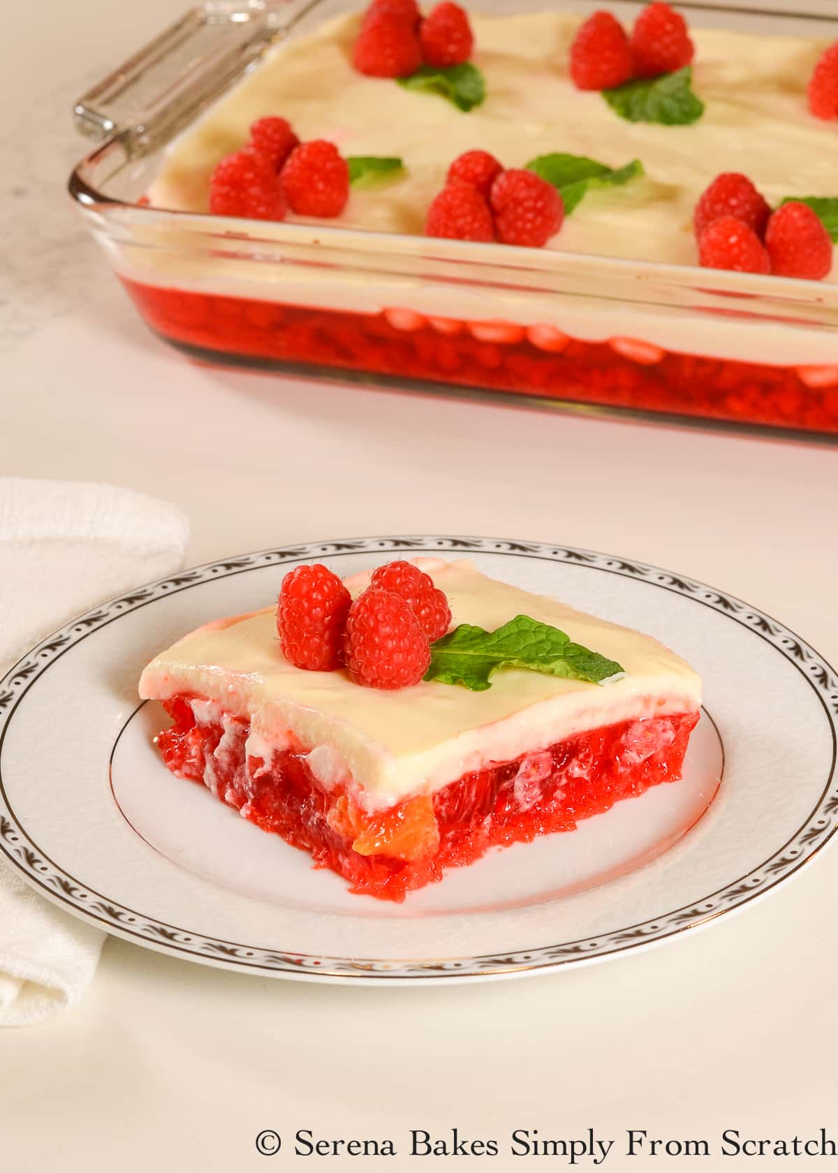 7 Up Raspberry Jello Salad Serena Bakes Simply From Scratch