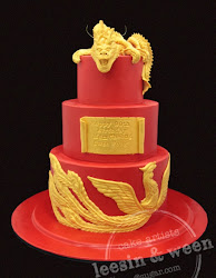 cake dragon birthday phoenix 90th cakes phoenic boss celebration buddy