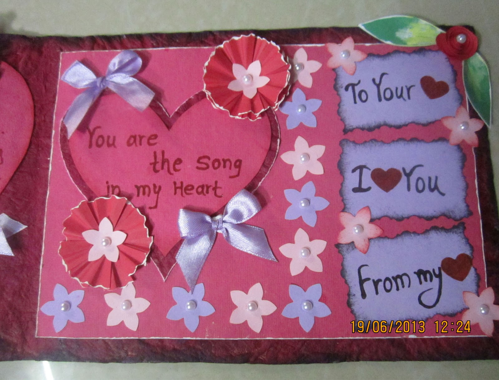 lina's handmade cards love card