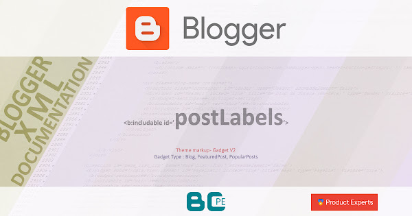 Blogger - postLabels [Blog/FeaturedPost/PopularPosts GV2 Markup]