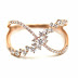 Gold and diamond rings