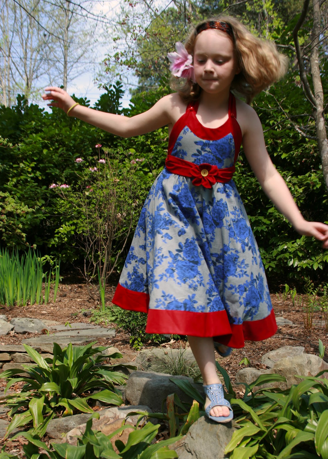 Peanut Butter Macramé: The Garden Party for Easter Dress