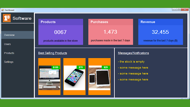 VB.Net Dashboard Design