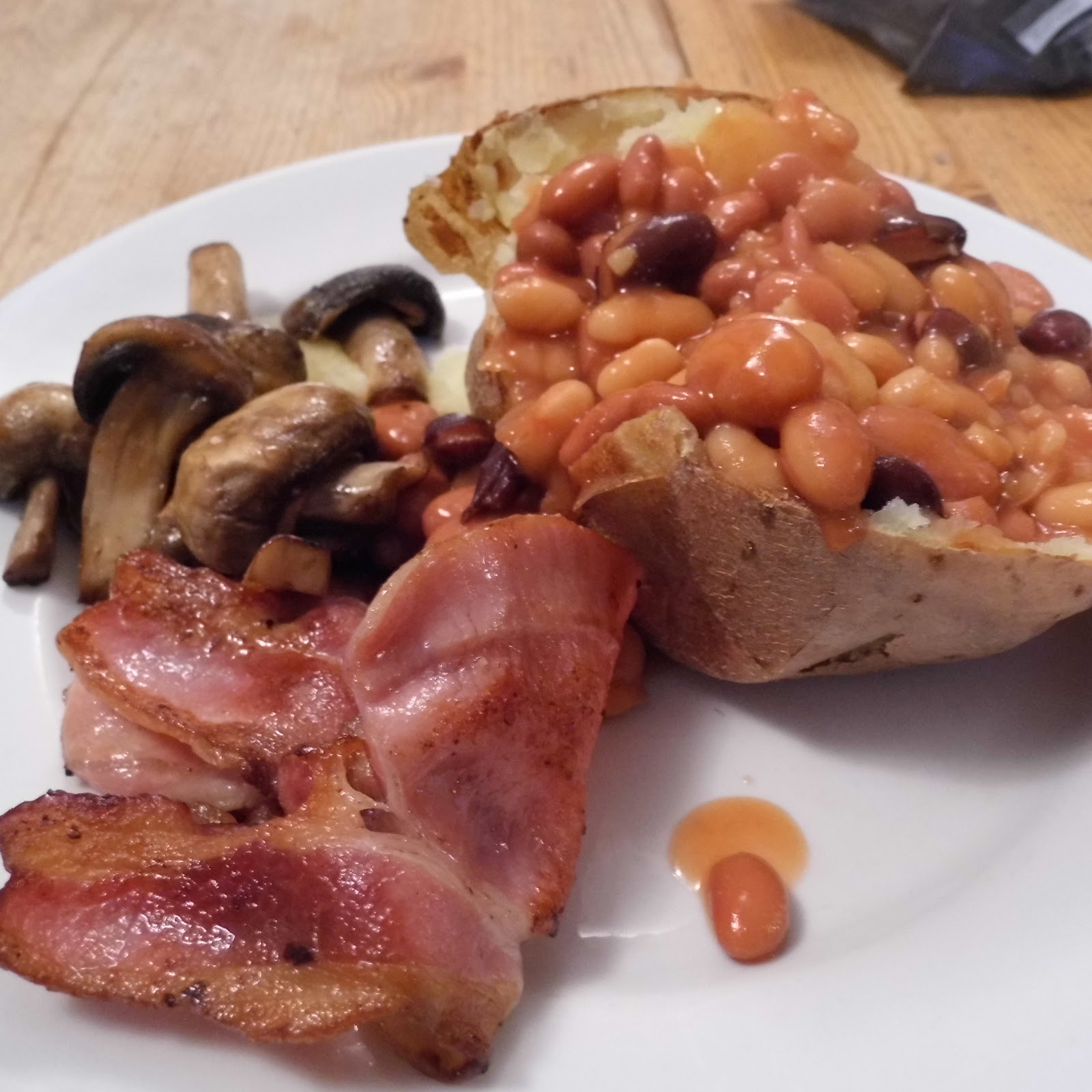 Kate's blog (Reading & Eating) Dinner, 2/11/19 Jacket Potato with