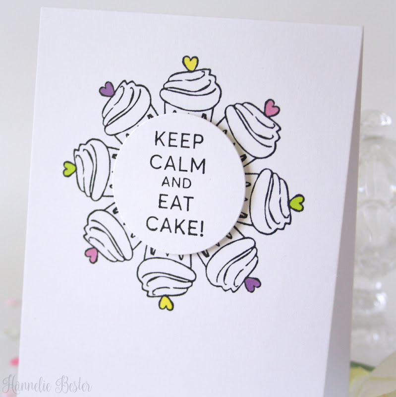 Keep calm - Eat cake - birthday card