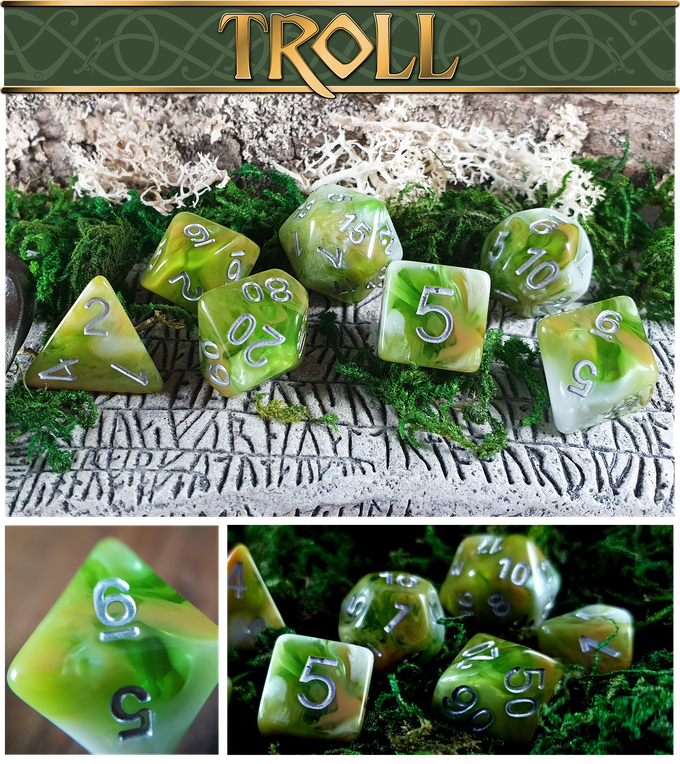 Tabletop Fix Lindorm Dice Viking Saga Kickstarter
