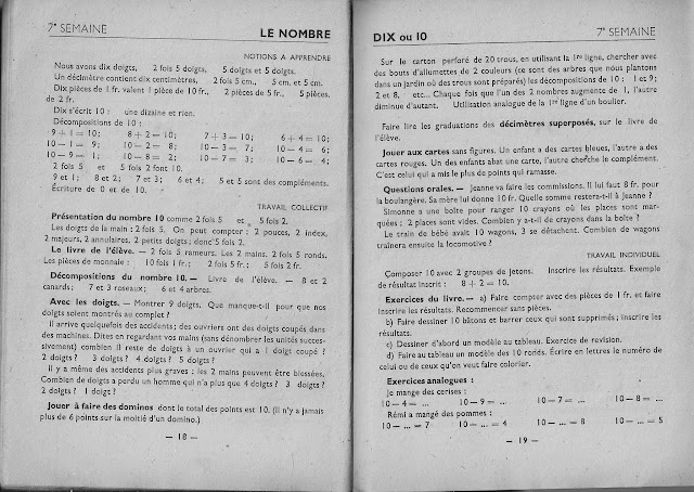 Manuels anciens: Chatelet, Pour apprendre les nombres CP (1947 ...