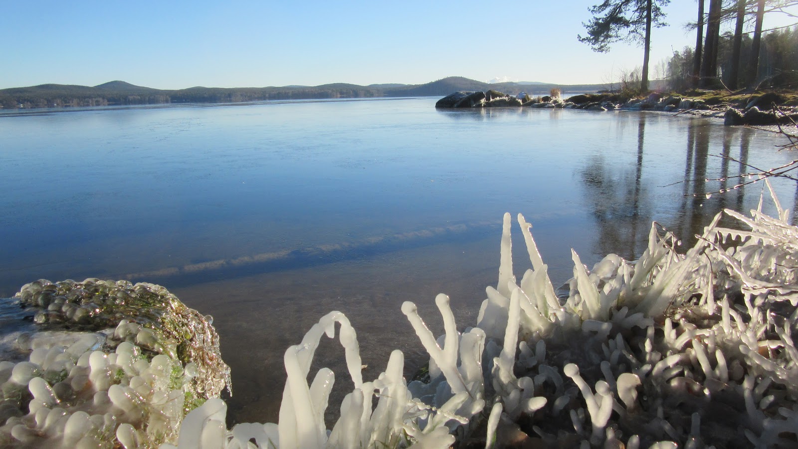 Озеро таватуй зимой