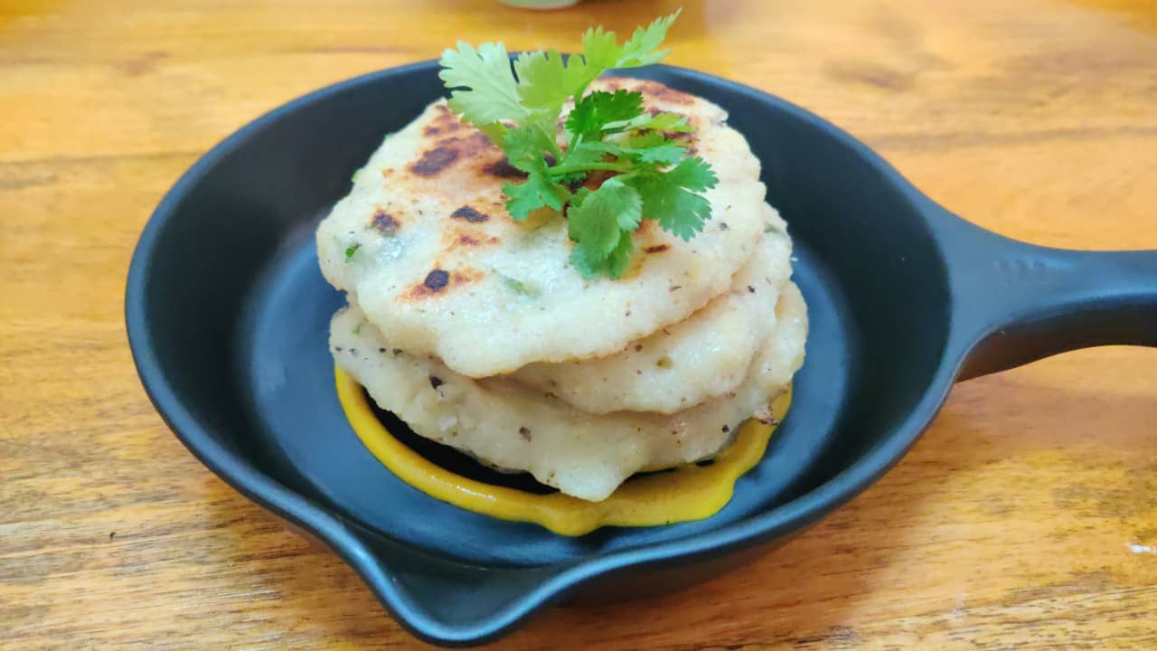 Eggless Potato Pancakes Recipe Pure Veg Potato Pancakes Snack