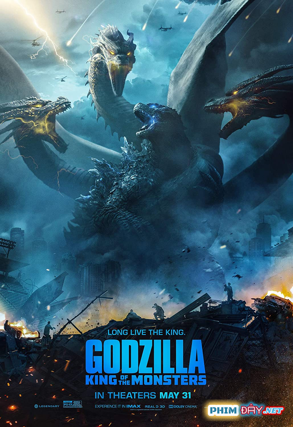 CHÚA TỂ GODZILLA: ĐẾ VƯƠNG BẤT TỬ - Godzilla: King of the Monsters (2019) CHÚA TỂ GODZILLA: ĐẾ VƯƠNG BẤT TỬ - Godzilla: King of the Monsters (2019)