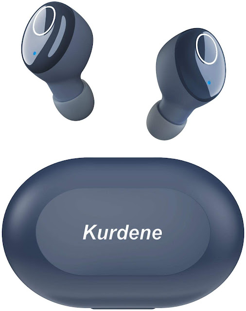 Gift Idea for 14 Year Old Boys: Kurdene Bluetooth Earbuds in Royal Blue