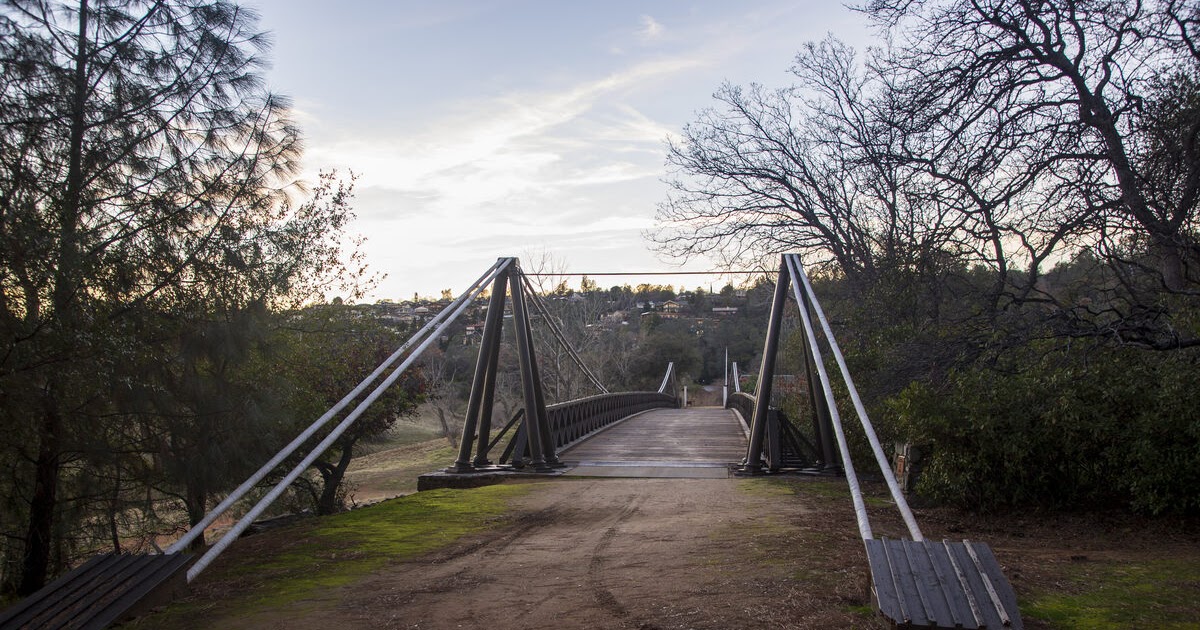 Just A Car Guy the 1st suspension bridge in California had a long