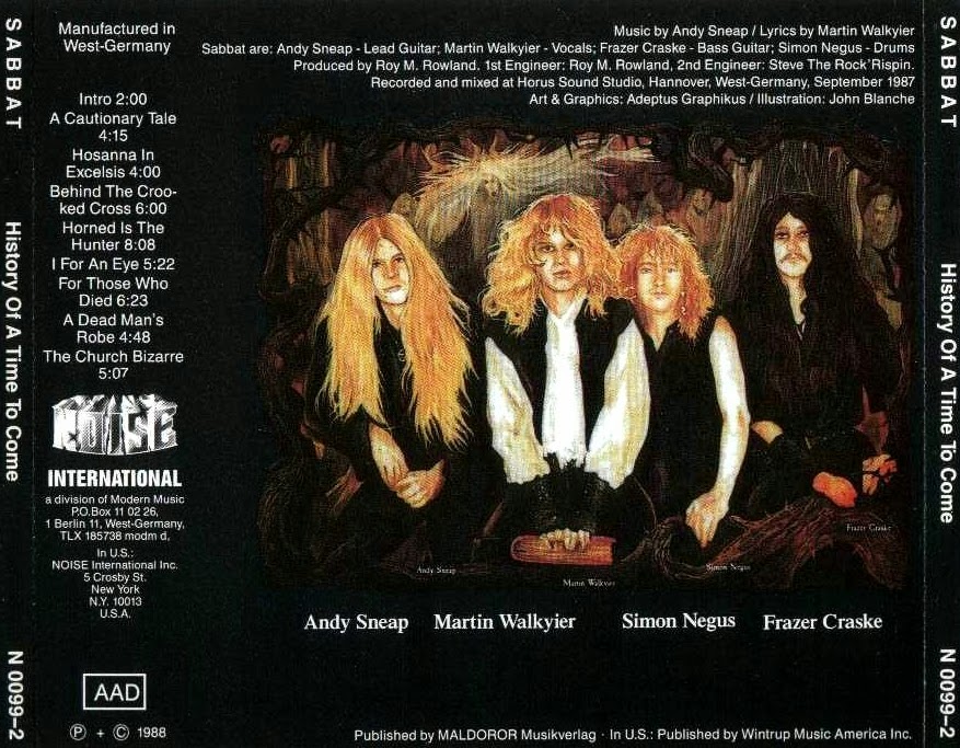 Sabbat A History Of A Time