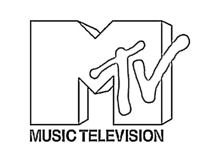 Mtv Logo Sketch Sketch Coloring Page