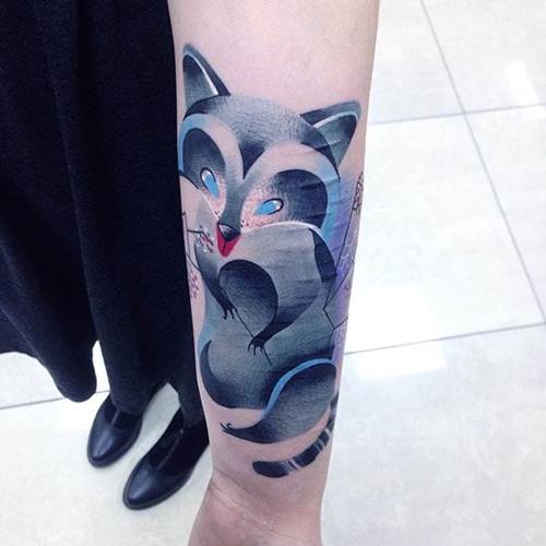 The Psychedelic Tattoos Of Ann Lilya
