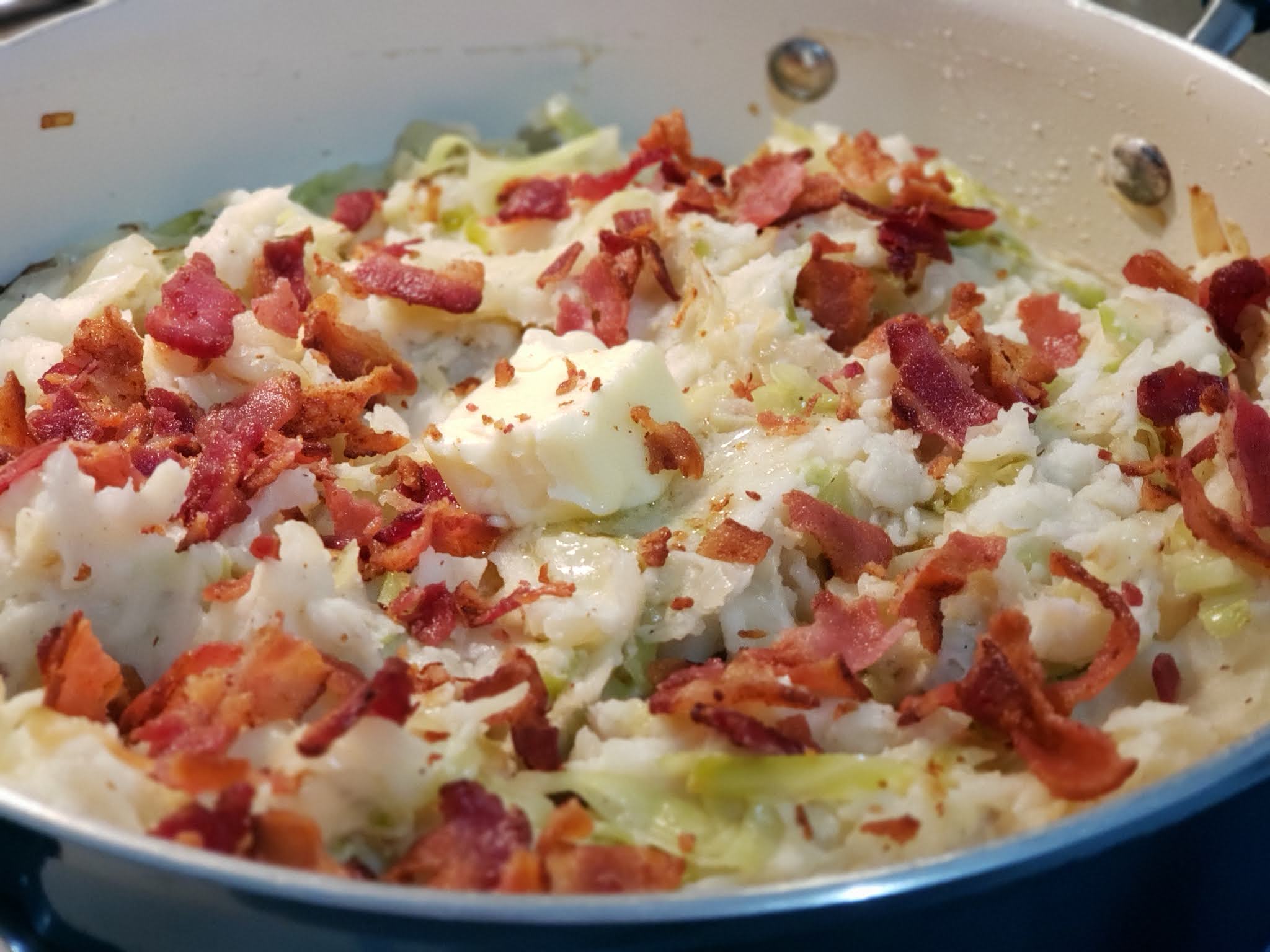 Mashed Potatoes and Cabbage