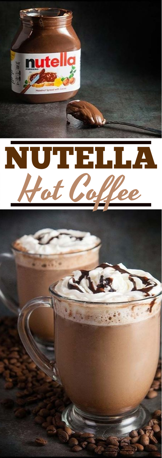 Nutella Hot Coffee #drinks #coffee