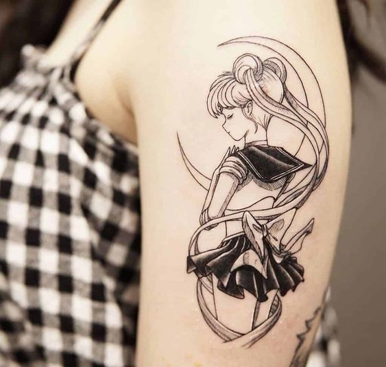 Inspiração: Tatuagens fofas para fãs de Sailor Moon!