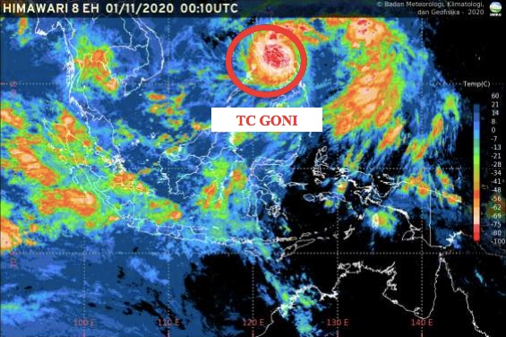 Siklon Tropis Goni Jauhi Indonesia, Masyarat Tetap Waspada