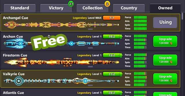 How To Get Free Unique Cue 8 Ball Pool