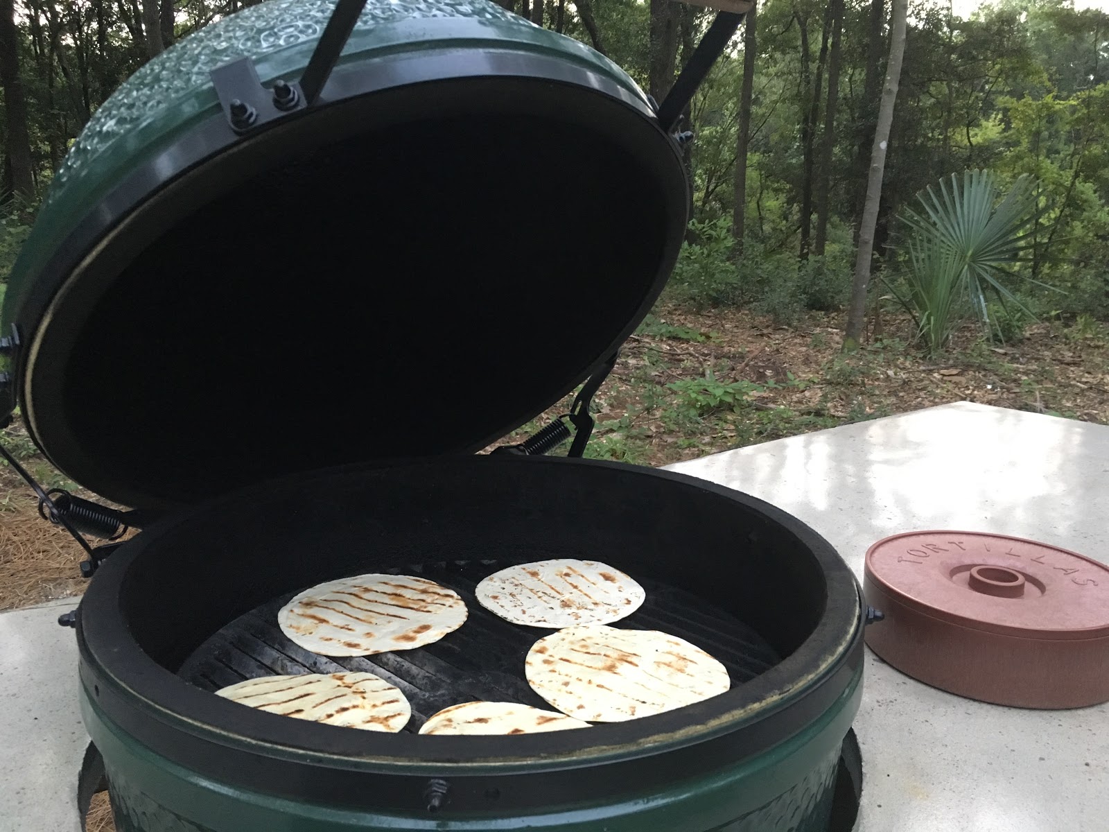 The Lowcountry Lady Big Green Egg Simple Flank Steak Fajitas