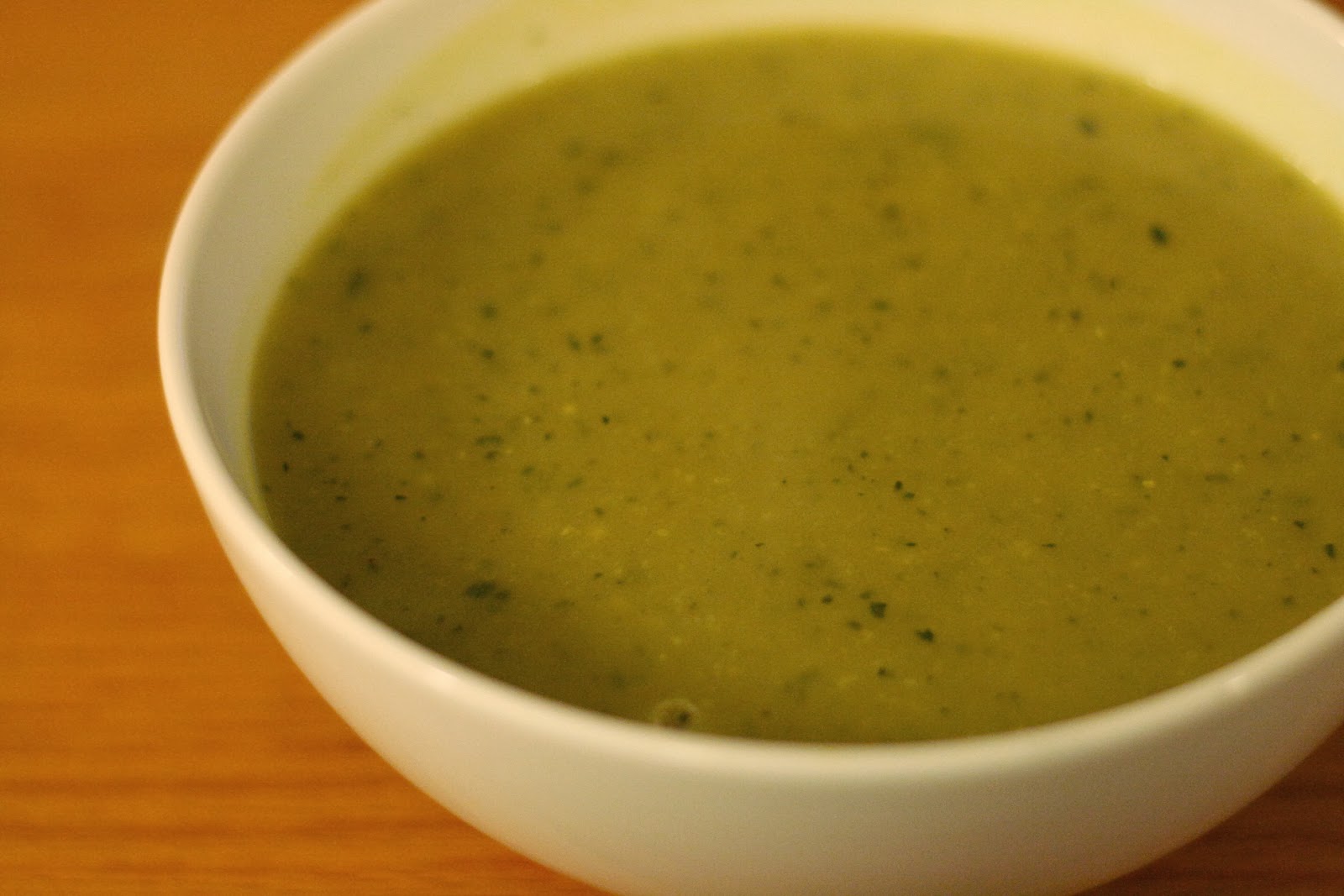 Laine's Recipe Box Puréed Zucchini Soup With Curry