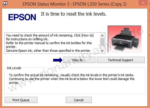 Статус монитора принтера